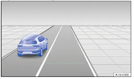 Volkswagen ID.4 langsames Fahrzeug linke Spur Anzeige ACC Überholverhinderung System