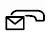 Volkswagen ID.4 Anruf mit SMS ablehnen Symbol