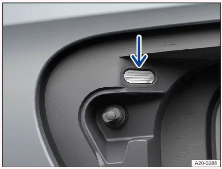 Volkswagen ID.4 LED Anzeige Ladevorgang an Ladedose Statusanzeige hinten rechts