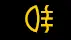 Volkswagen ID.4 rear fog light active indicator